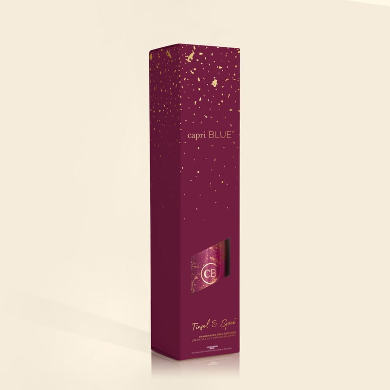 Tinsel and Spice Glimmer Reed Diffuser, 8 fl oz is s Holiday Fragrance image number 1